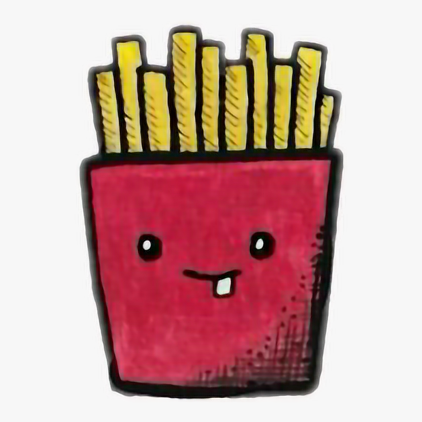 #chips #papasfritas #kawaii #parches #tumblur, HD Png Download