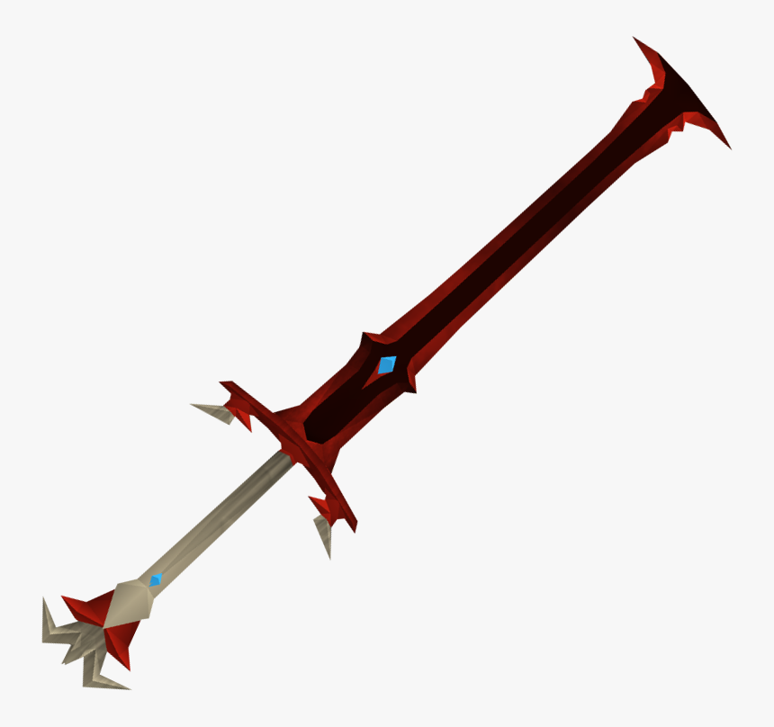 Runescape Dragon 2h Sword, HD Png Download