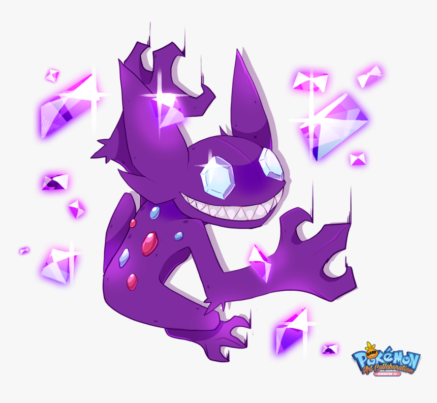 #302 Sableye In Our Pokemon Generation Iii Art Tribute - Cartoon, HD Png Download