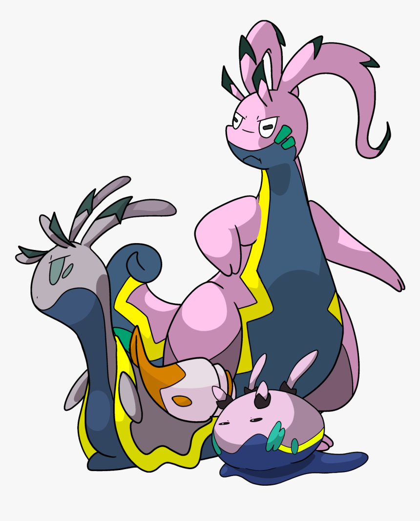 Goodra Family Alola Forms
alola Goomy - Pokemon Goodra Alola Form, HD Png Download
