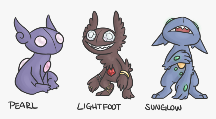 “sableye Variations Pearl - Sableye Variations, HD Png Download
