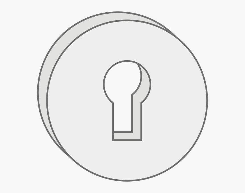 Free Vector Key Lock Hole Clip Art - Keylock Hole, HD Png Download