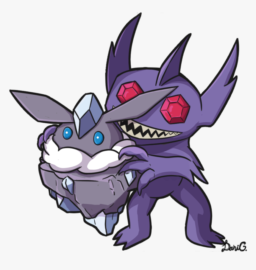 Where S My Gem Carbink - Sableye And Carbink, HD Png Download