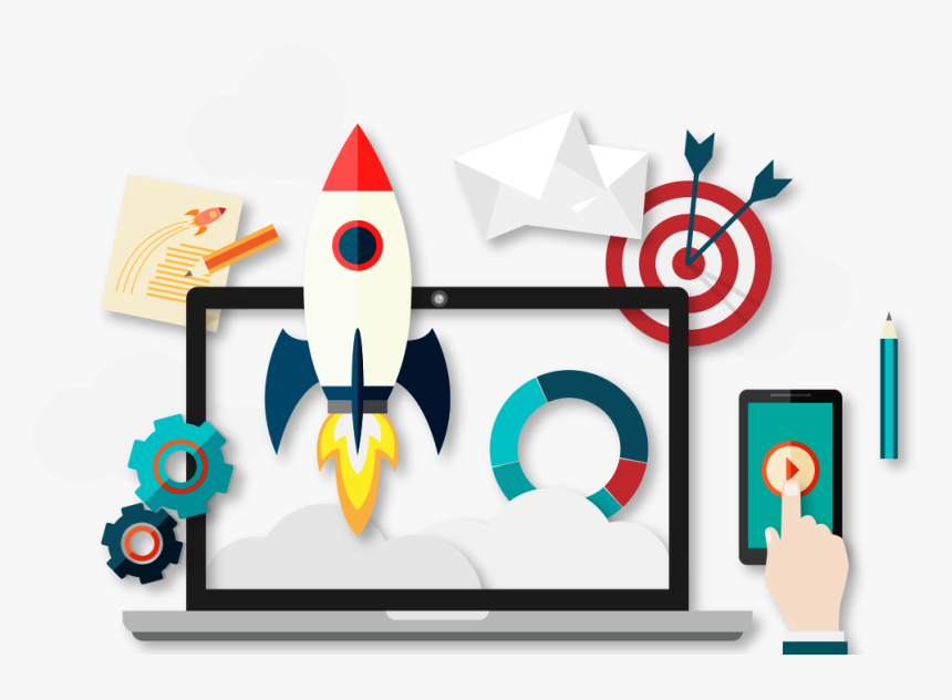 The 7 Key Messages Of Complex Thinking - Digital Marketing Vector Png, Transparent Png