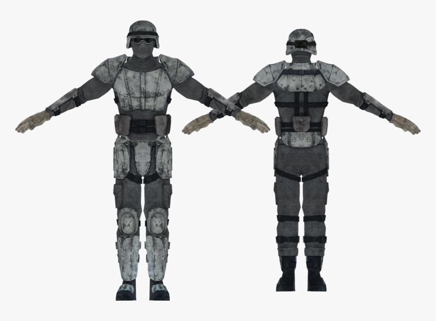 Fallout 3 Winterized Combat Armor, HD Png Download