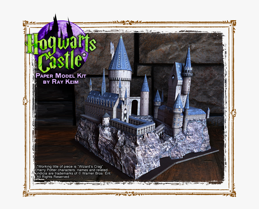 Hogwarts Paper Model Kit, HD Png Download