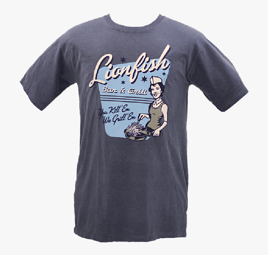 Lionfish Bar And Grill Tee - Active Shirt, HD Png Download