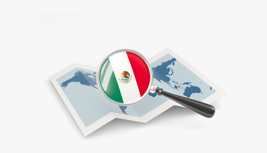 Magnified Flag With Map - Libya Map With Flag, HD Png Download