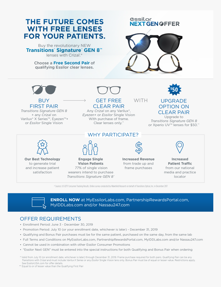 1 - Essilor Next Gen Offer, HD Png Download