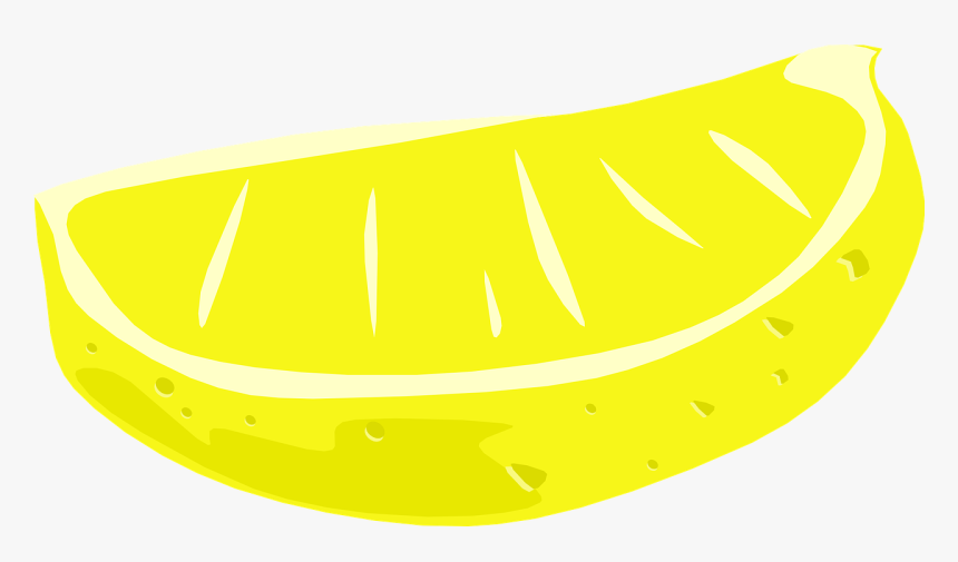 Lemon Wedge, Fruit, Food, Yellow, Wedge, Acid, Citric - Limon Dilim Png, Transparent Png
