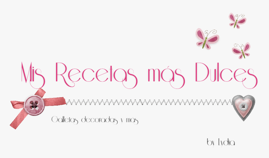 Mis Recetas Más Dulces ¨{galletas Decoradas Y Más} - Calligraphy, HD Png Download