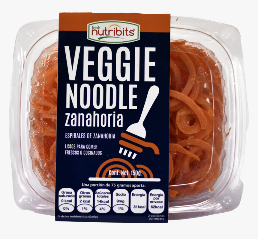 Zanahoria - Veggie Noodles Nutribits, HD Png Download
