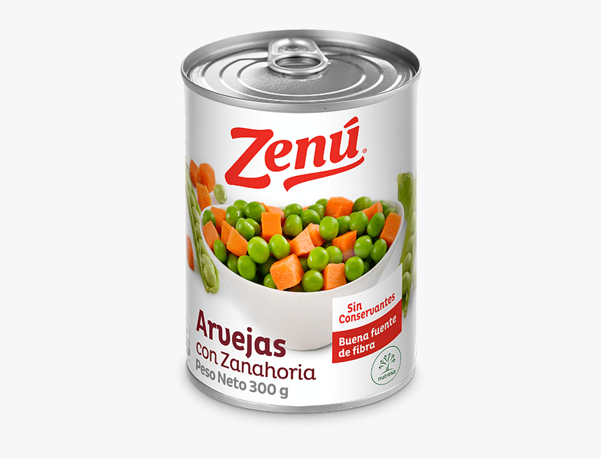 Arvejas Con Zanahoria Enlatada Zenú - Salchicha Viena Zenu, HD Png Download