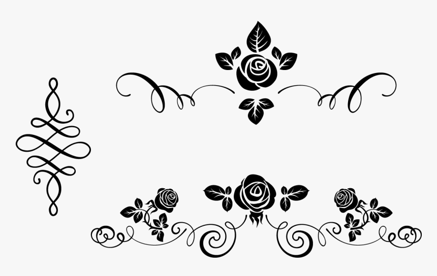 Euclidean Vector Silhouette - Vector Rose Vintage Png, Transparent Png