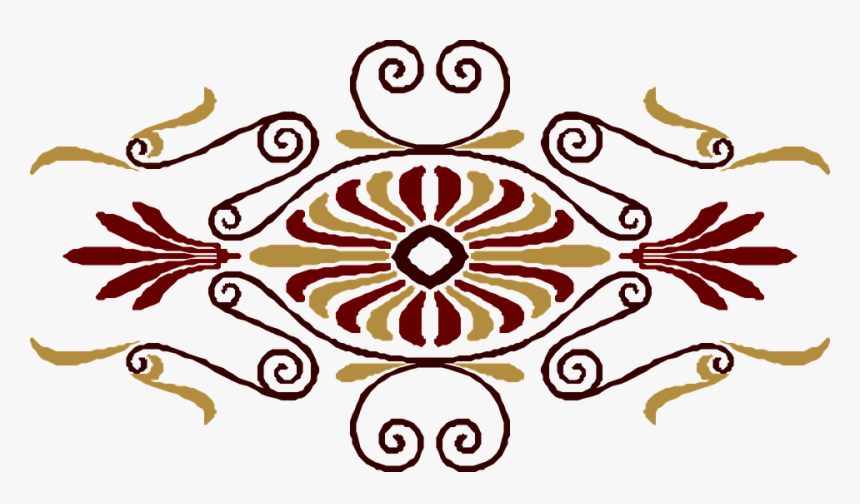 Vintage, Art Deco, Design, Pattern, Decoration, Retro - Circle, HD Png Download