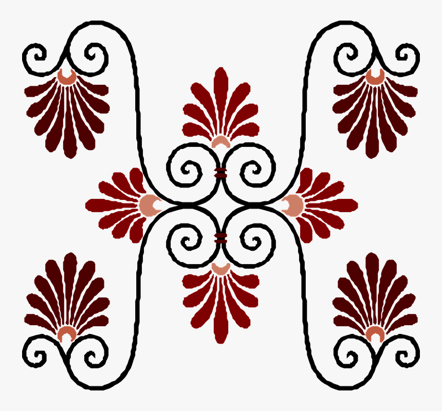 Vintage, Art Deco, Design, Pattern, Decoration, Retro - Embroidery Design In Hd, HD Png Download