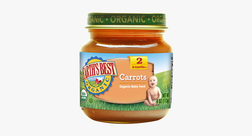Earth S Best, Papilla De Zanahorias Etapa 2, 71g - Earth's Best Baby Food, HD Png Download