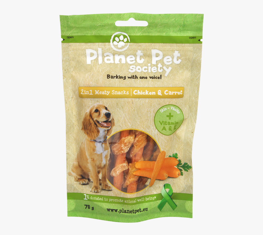 Planet Pet Snack Frutas Pollo Y Zanahoria 70gr, HD Png Download