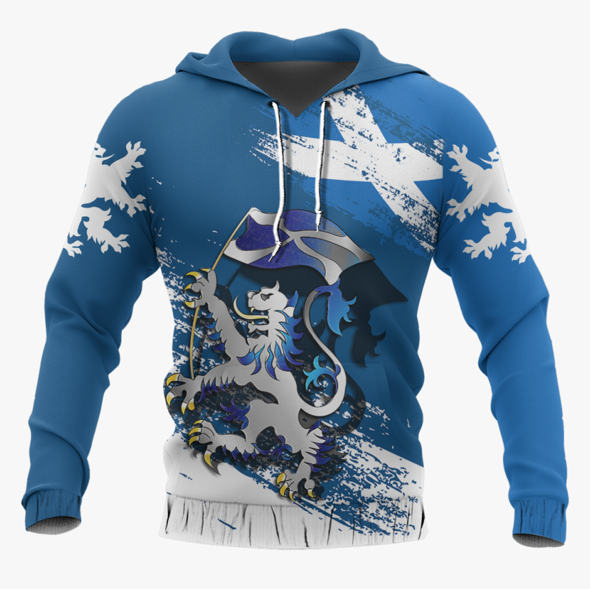 Scottish Rampant Lion Holding The Flag - Czech Republic Hoodie, HD Png Download