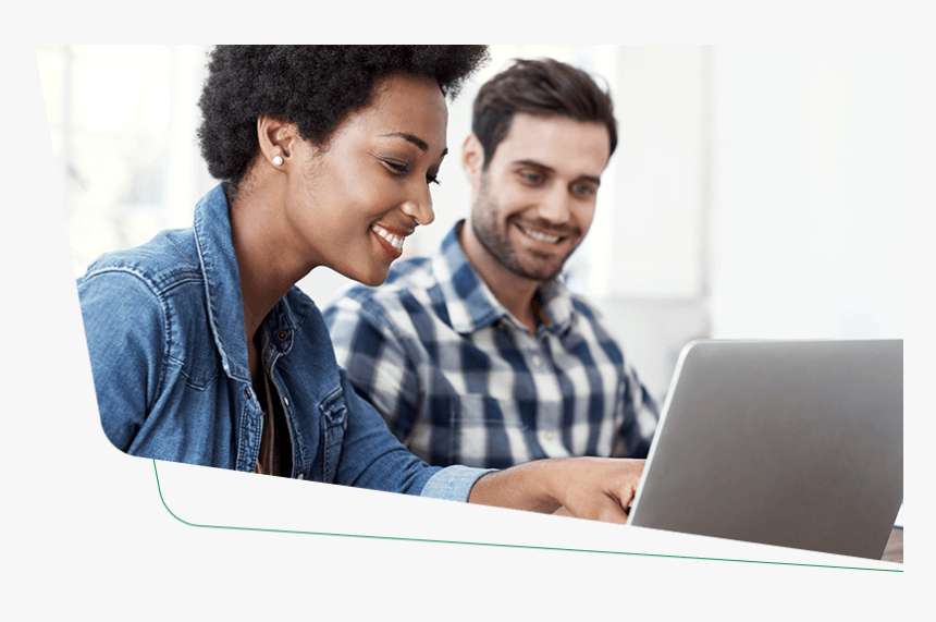 Pessoa Olhando Para O Computador Em Png, Transparent Png