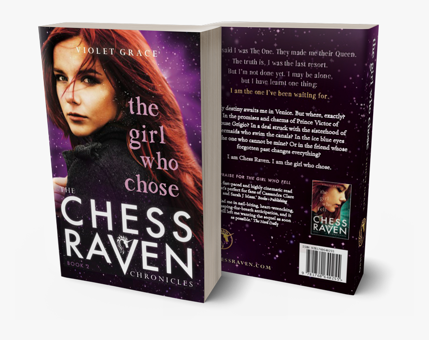 The Girl Who Chose Cover - Violet Grace Chess Raven Characters, HD Png Download