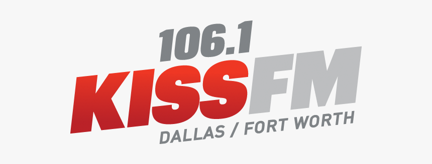 106.1 Kiss Fm Logo, HD Png Download
