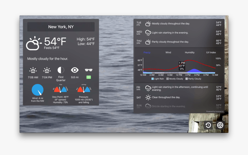 Forecast Bar Apple Tv - Forecast Bar, HD Png Download