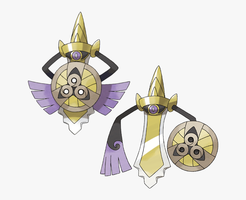 Ilustración De Aegislash - Pokemon Two With Shield, HD Png Download