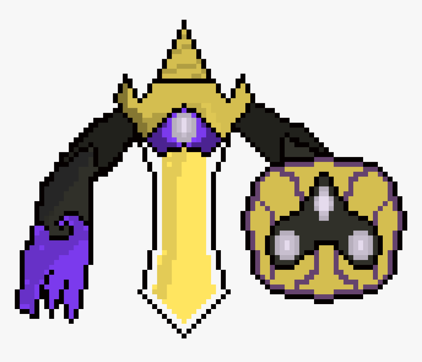 Aegislash Pixel Art, HD Png Download