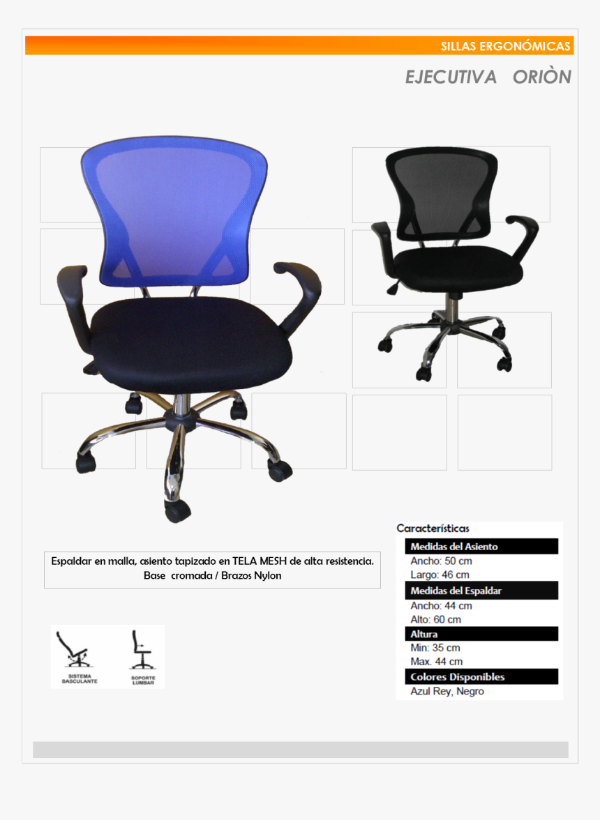 Transparent Silla De Rey Png - Silla Ejecutiva Orion, Png Download