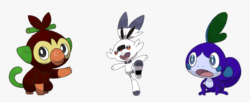 Gen 8 Starters Silhouette, HD Png Download