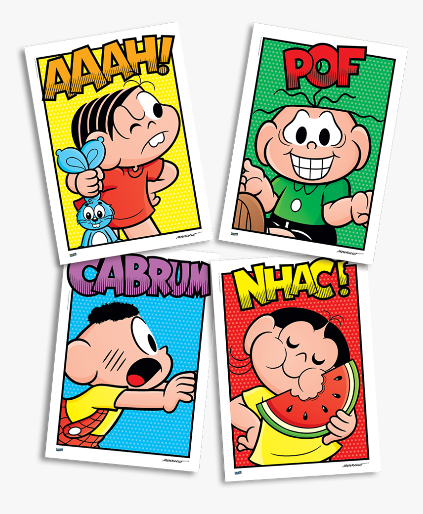 Thumb Image - Painel 4 Laminas Turma Da Monica, HD Png Download