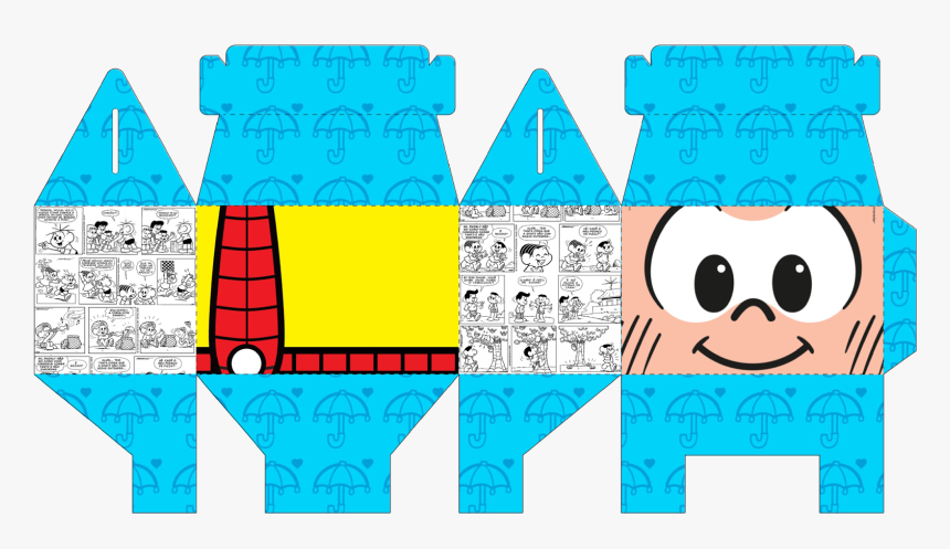 Transparent Monica Png - Caixinhas Turma Da Monica, Png Download