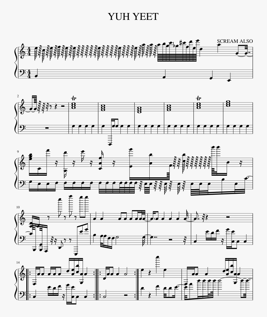 Sheet Music, HD Png Download