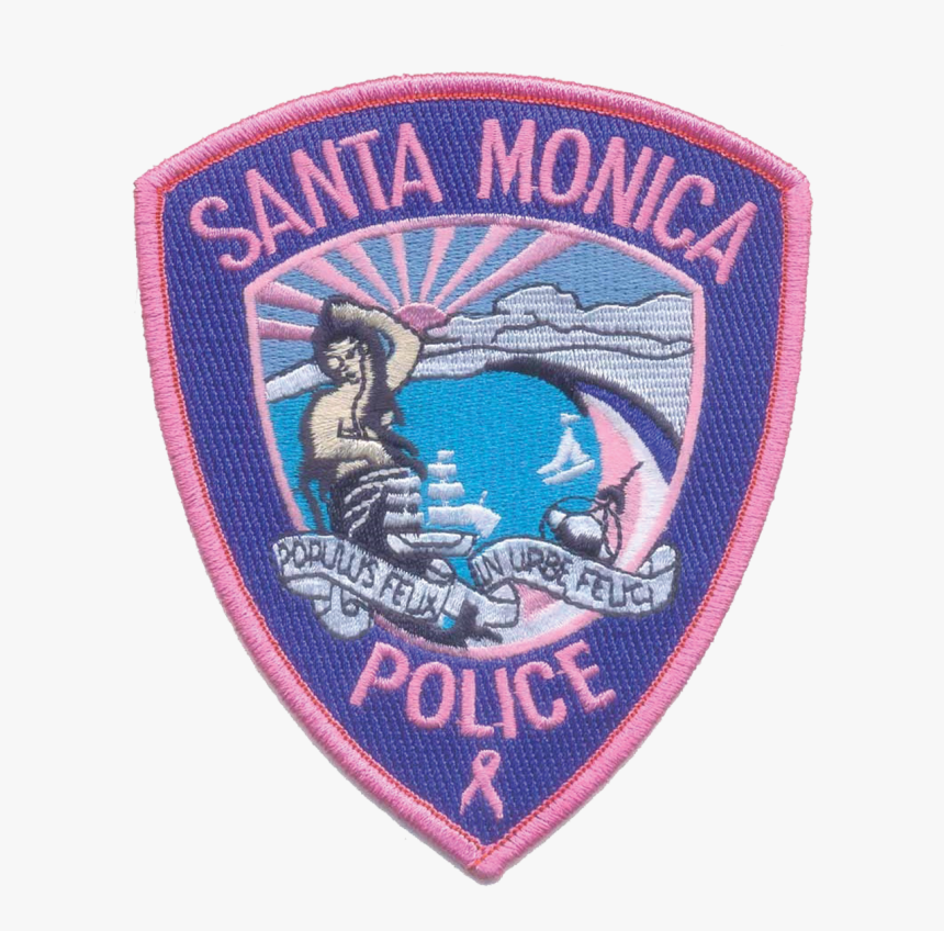 Pink Patch Only - Santa Monica Police Patch, HD Png Download