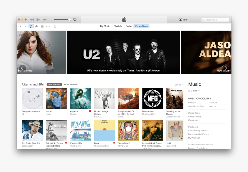 Screen Shot 2014 10 10 At - New Itunes Store, HD Png Download