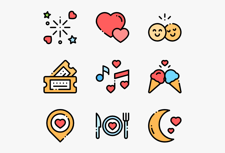 Date Night - Elderly Icons, HD Png Download