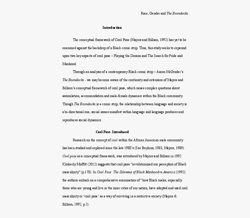 Concept Paper Of Boondocks, HD Png Download