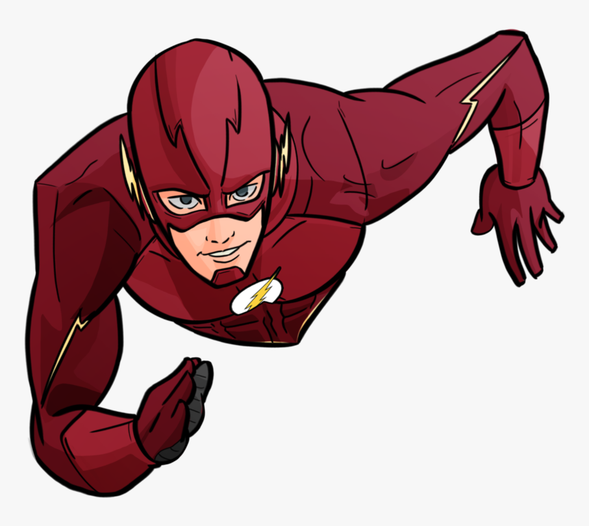 Transparent Grant Gustin Png - Flash Grant Gustin Cartoon, Png Download