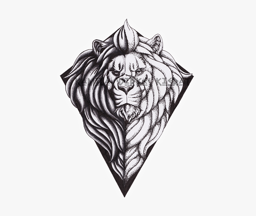 Lion Crest - Sketch, HD Png Download