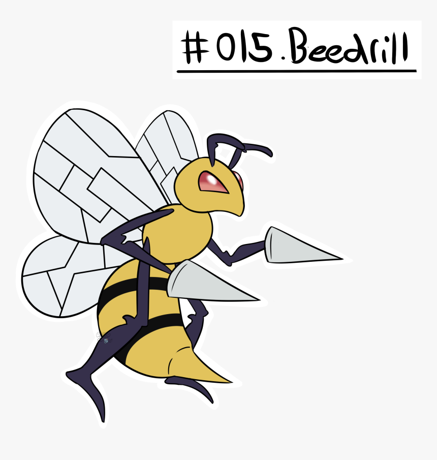 015 Beedrill - Cartoon, HD Png Download