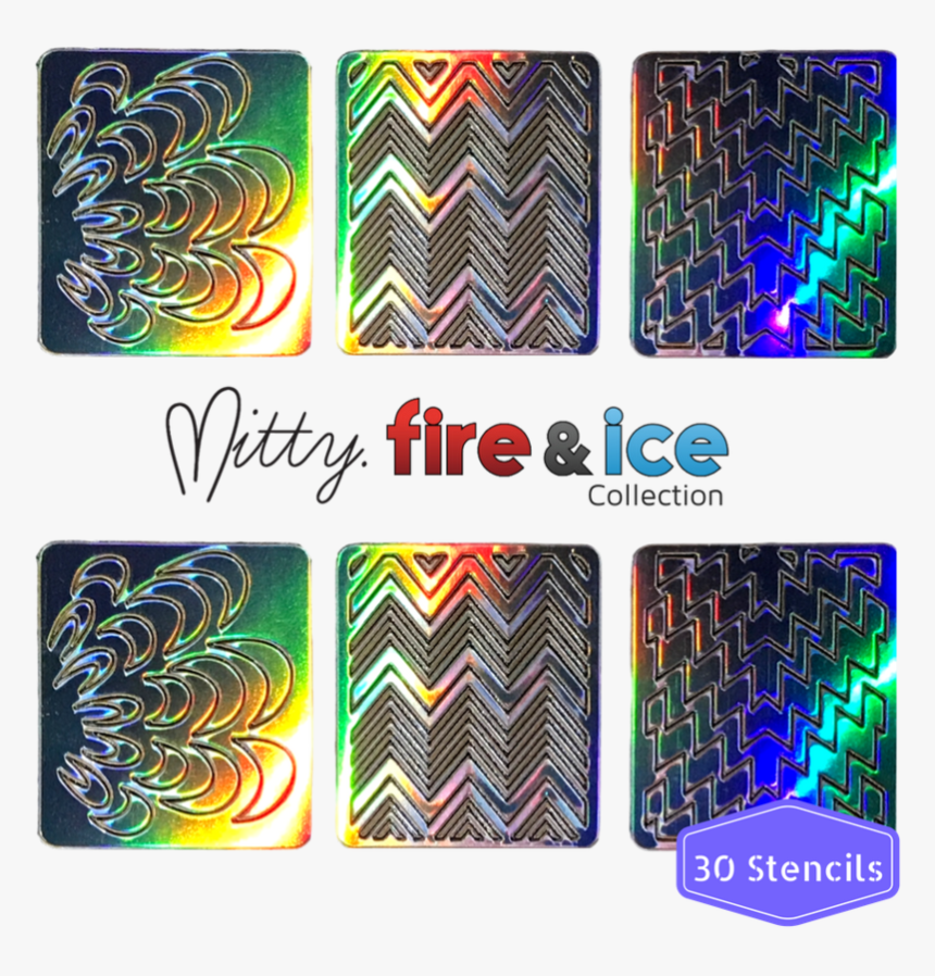 Transparent Stencil Png - Fire And Ice, Png Download