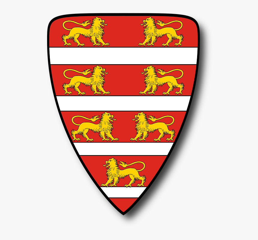 Coat Of Arms, Lions, Sign, Symbol, Shield, Ornament - Charles Martel Coat Of Arms, HD Png Download