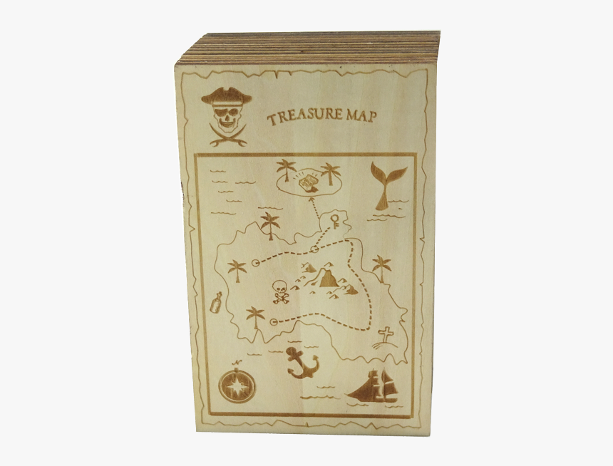 Carribean Pirate Puzzle Box - Wood, HD Png Download