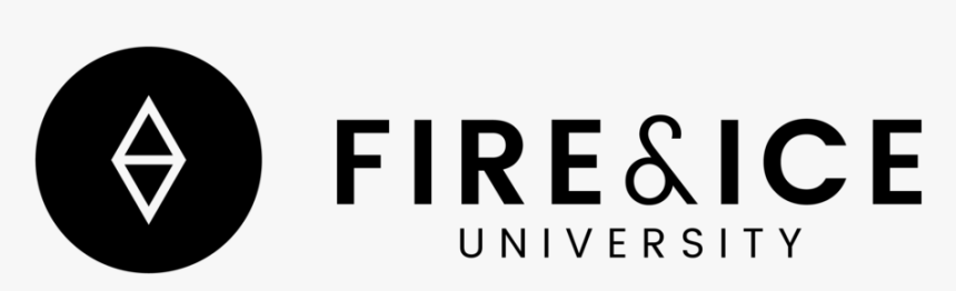 Fire Ice Logo Black University - Logo, HD Png Download