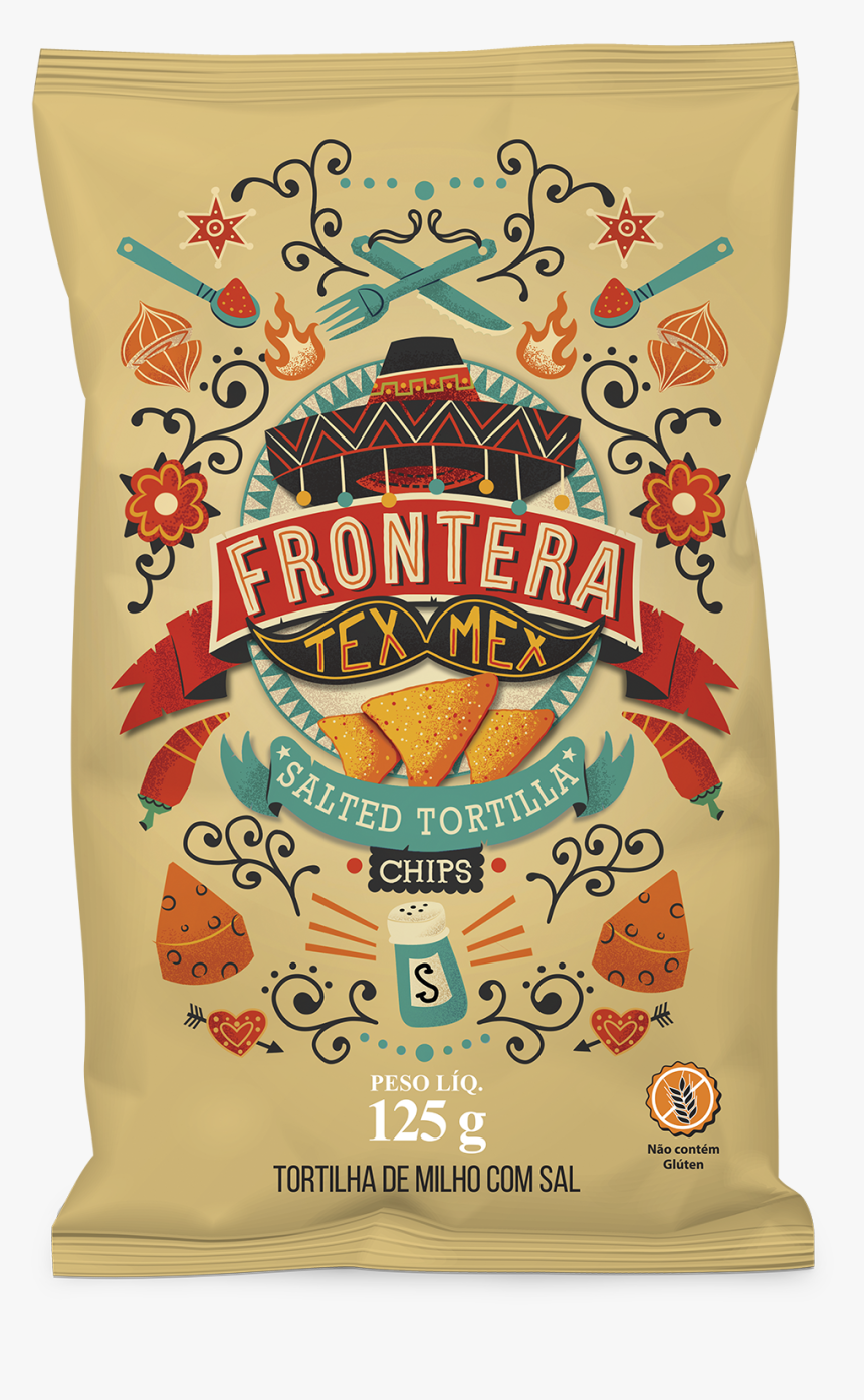 Tortillas Chips Salt 125g - Tortilla Chips Frontera 125g, HD Png Download
