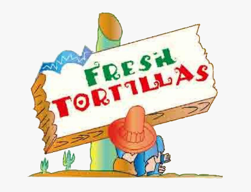 Fresh Tortillas Grill Clipart , Png Download - Cartoon, Transparent Png