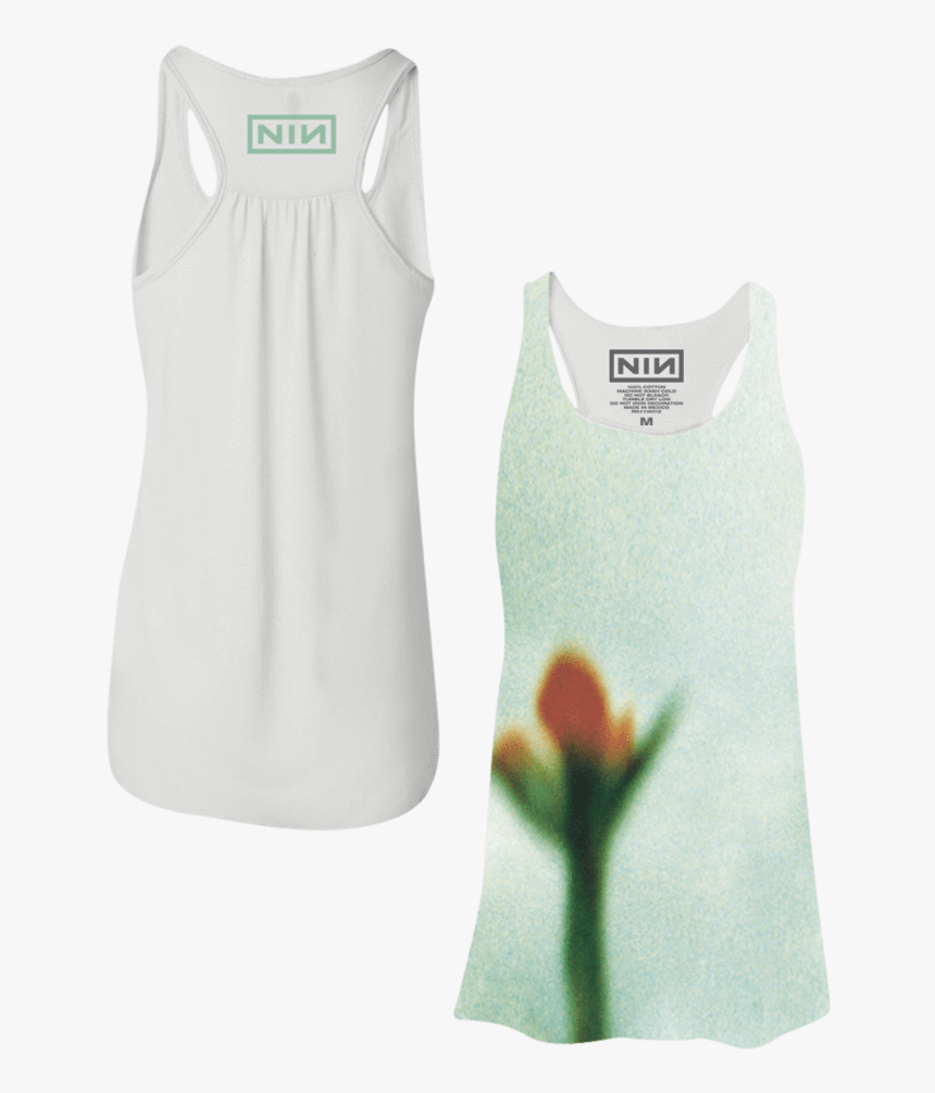 Fragile Flower Women S Racerback Tank - Nine Inch Nails, HD Png Download