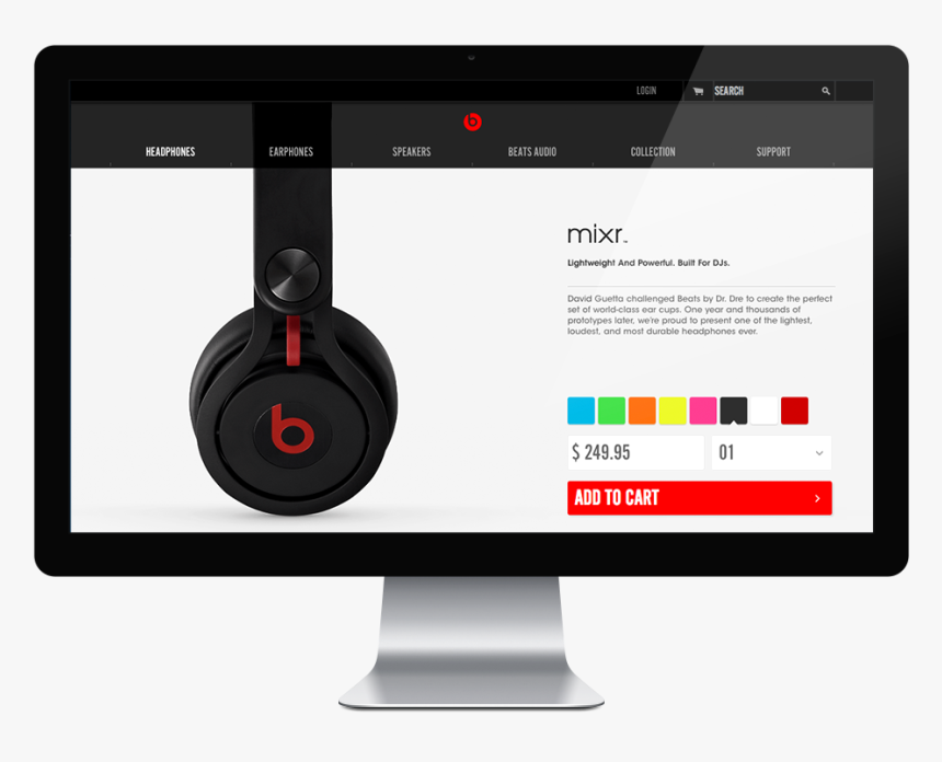 Beats Website, HD Png Download