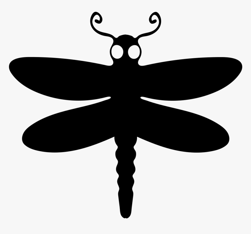 Dragon Fly Winged Animal Top View - Clip Art, HD Png Download